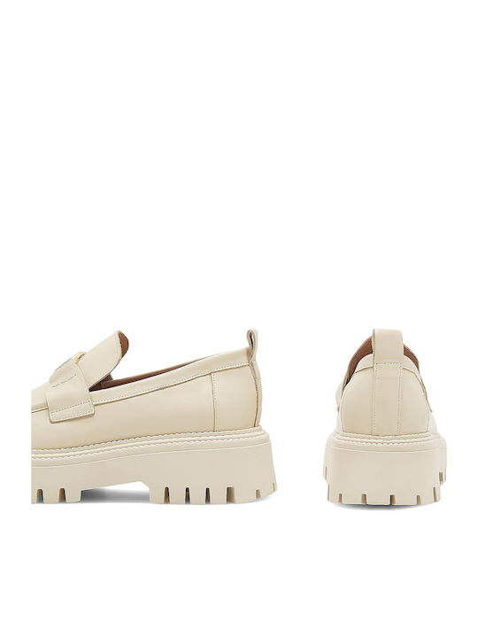 Damen Loafers in Beige Farbe
