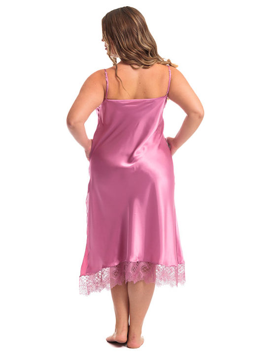 Jasmin Winter Women's Robe with Nightdress Lilac