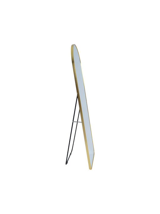 Ankor Arched Floor Mirror with Gold Aluminum Frame 150x40cm