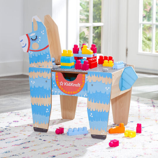 Kidkraft Llama Pinata Table Building Blocks For Ages 3+ 50 Pieces