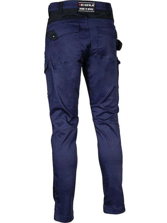 Cofra Jember Work Trousers Navy Blue