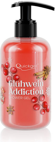 Quickgel Gluhwein Addiction Skin Care Set for Body Cleaning & Moisturizing 3pcs