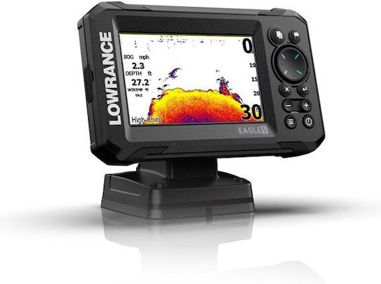 Lowrance Eagle with 50/200 HDI Sensor GPS / Depth Gauge 5"