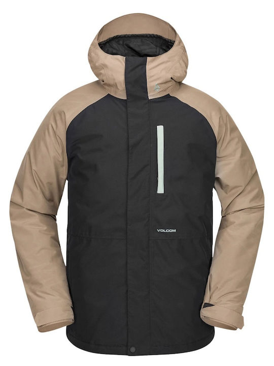 Volcom Dua Insulated G0452503-CNB Мъжко Яке Gore-Tex за Ски и Сноуборд Кафяв