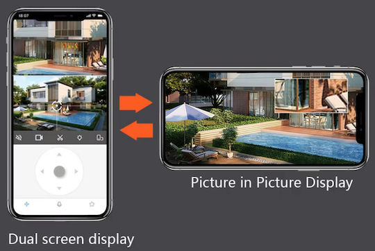 300112 IP Surveillance Camera Full HD+ 3MP Waterproof with Two-Way Communication