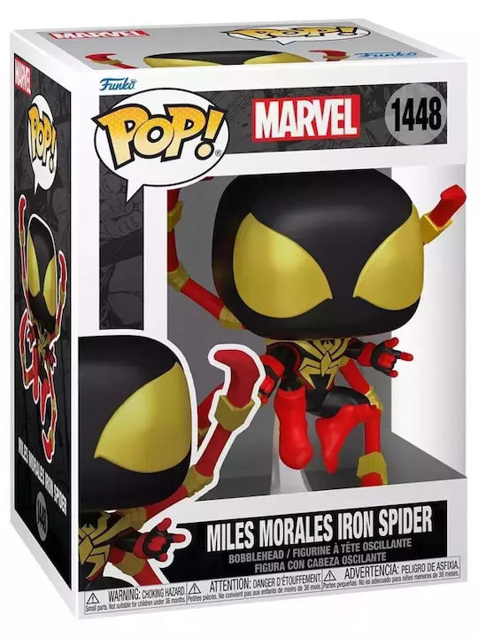 Funko Pop! Marvel: Miles Morales Iron Spider Bobble-Head Funko Pop! Marvel: Miles Morales Iron Spider Bobble-Head