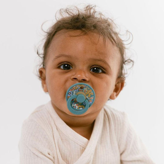 Bibs X Liberty Pacifiers Rubber Blossom / Vanilla Hush Mix for 0+ months 2pcs
