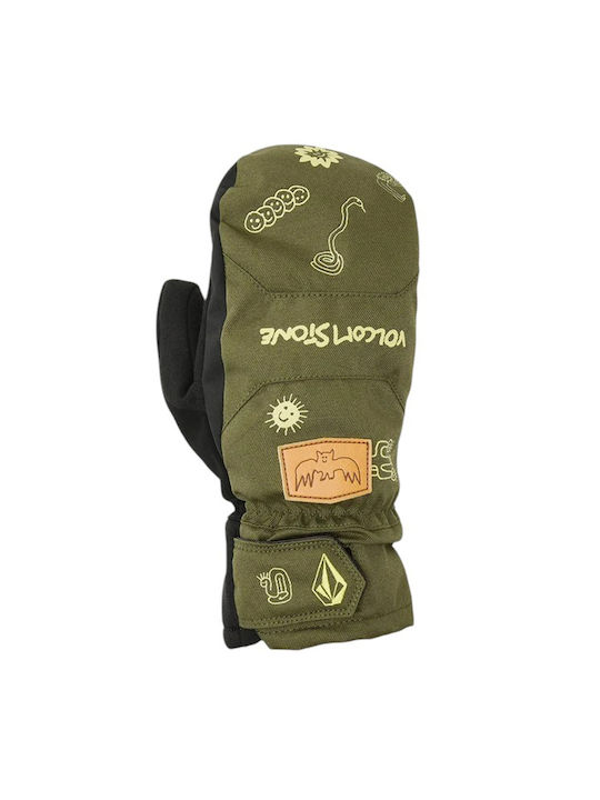 Volcom V.co Nyle Mittens Ανδρικά Γάντια Σκι & Snowboard Πολύχρωμα