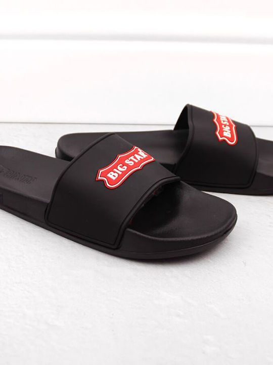 Big Star Women's Slides Black