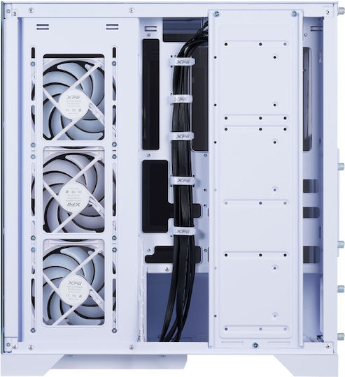 Adata Invader X BTF Геймърско Midi Tower Компютърна Кутия със Страничен Прозорец Бяла