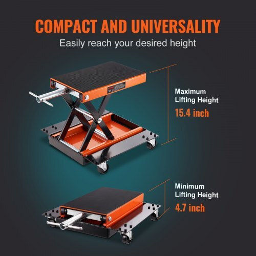 Vevor Motorcycle Lift ATV 500 Kg Manual Crank Mtcsjjcsb1100f505v0