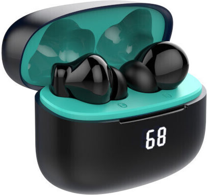 Akai Proffesional BTE-J450AENC In-ear Bluetooth Handsfree Ακουστικά με Θήκη Φόρτισης Μαύρα