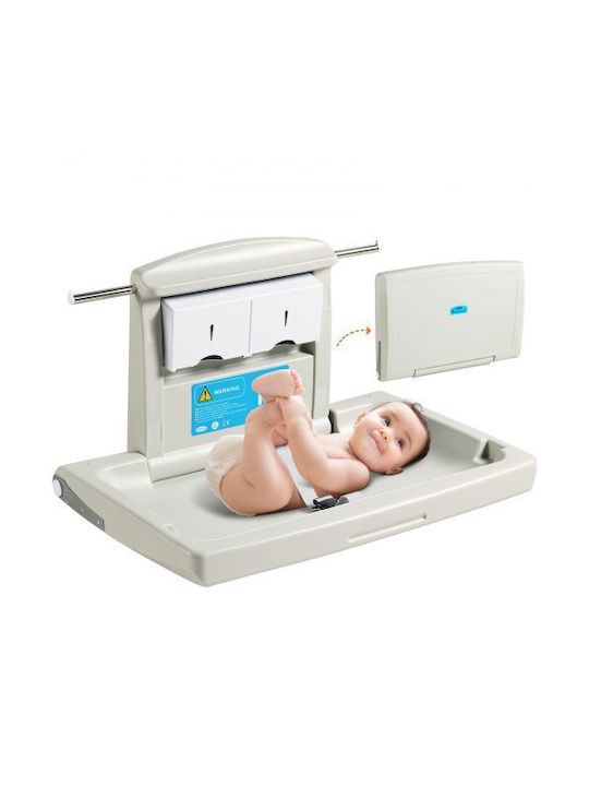 Vevor Wall-Mounted Baby Changing Station Horizontal Foldable Diaper Changing Table Safety Straps Commercial Bathrooms & Daycare Centers Yysnbths0000ezo8fv0