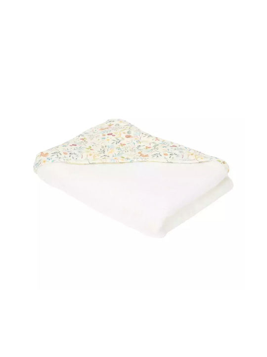 Little Dutch Baby Bath Towel Hooded Forest Wonders Multicolour 75x75cm