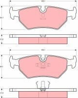 Trw Moto Disc Brake Pad Set