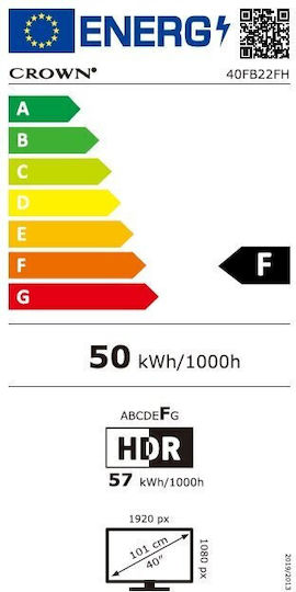 Crown Fernseher 40" Full HD LED 40FB22FH (2023)