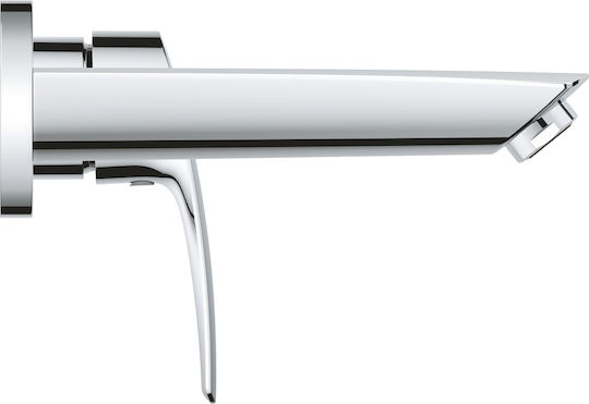 Grohe Eurosmart Комплект смесител и чучур за вграждане за Лавабо 1 Изход Сребрист