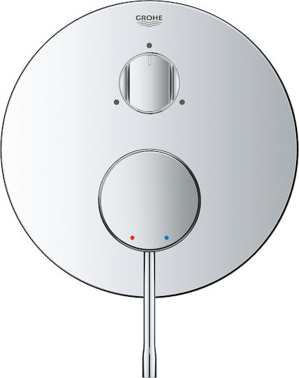 Grohe Essence Μίκτης Μπαταρίας Εντοιχισμού για Ντουζιέρα 3 Εξόδων Μπρονζέ