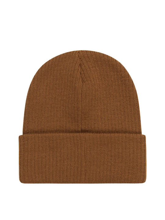 Element 'flow' Beanie Beanie Knitted in Brown color