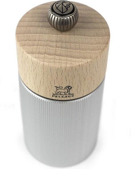 Peugeot Line Manual Set Spice Mills made of Metal in White Color 18cm 1pcs