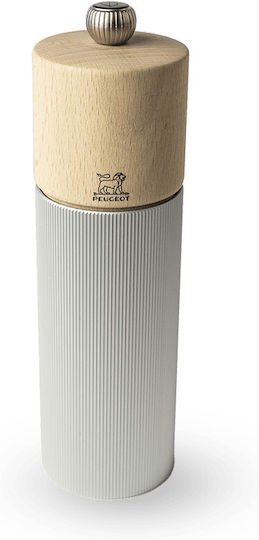 Peugeot Line Manual Set Spice Mills made of Metal in White Color 18cm 1pcs