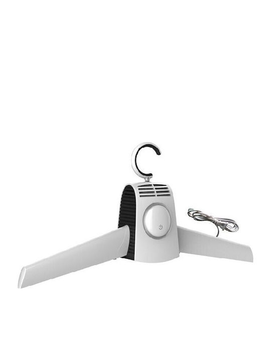 Heated Clothes Drying Rack Hanging Plastic 40x7cm