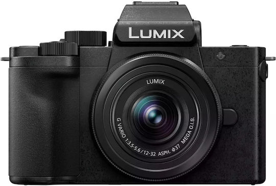 Panasonic Lumix DC-G100D Mirrorless Camera Kit (G Vario 12-32mm F3.5-5.6 Asph. Mega OIS) Black
