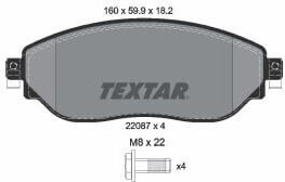 Textar Disc Brake Pad Set