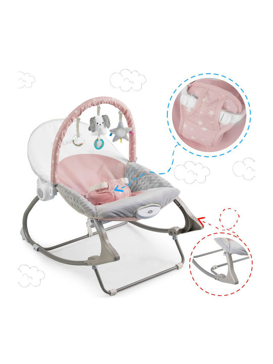 Nukido Electric Baby Relax with Vibration Pink for Child up to 9kg