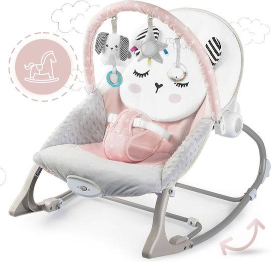 Nukido Electric Relax pentru Bebeluși cu Vibrații Roz pentru Copil până la 9kg