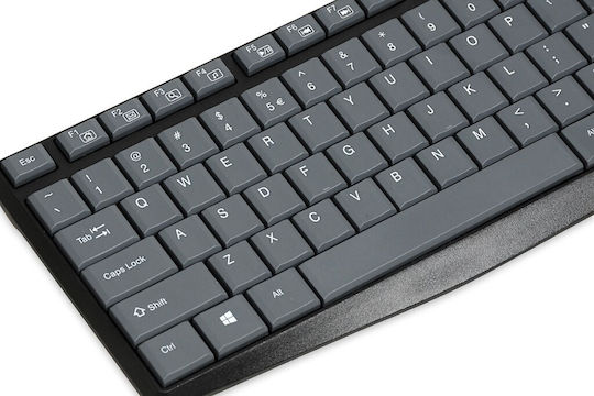 iBox Eris Πληκτρολόγιο Αγγλικό US Γκρι