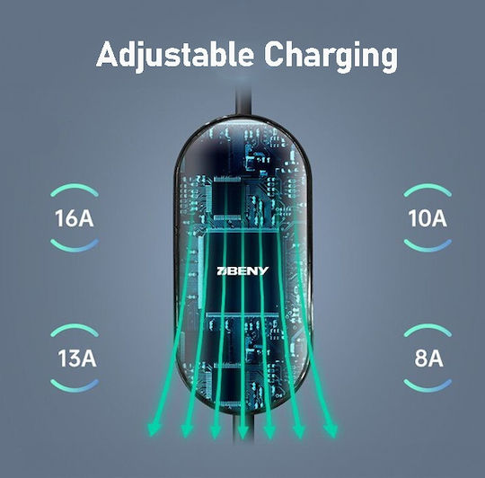 Beny Portable Single Phase 3.5kW Charging Station with Built-in Cable Type 2 (BCPP-A1-16)