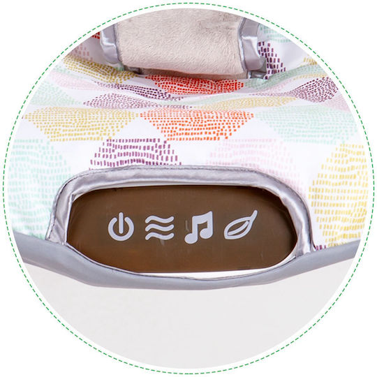 Electric Relax pentru Bebeluși cu Muzică și Vibrații Roz pentru Copil până la 18kg
