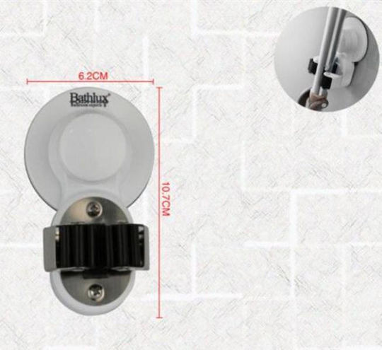 Bathlux Bathlux 30124 Mop & Broom Holder 87001FRV45WH 1pcs