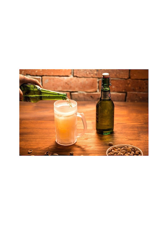Gadget Master Glas Bier, μπίρας aus Glas 400ml