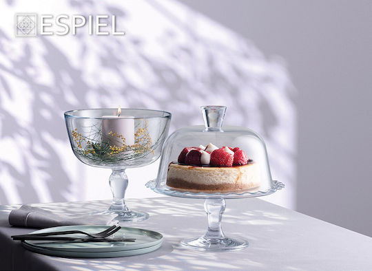 Espiel Petite Patisseries Bol de Servire pentru Înghețată Rotund Sticlă Transparent cu Diametru 13buc 2buc
