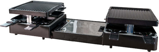 Unold Tabletop Electric Grill Raclette Smooth and Ribbed Plate 1300W 21cmx21cmcm