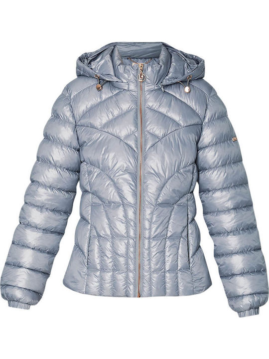 Women's Short Lifestyle Jacket for Winter Moon Stone