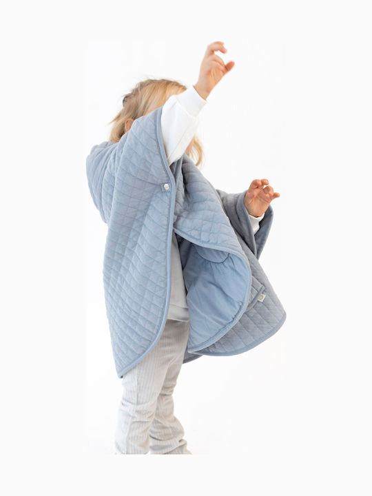 Παιδικό Casual Μπουφάν Κοντό με Κουκούλα Blush Stone Blue