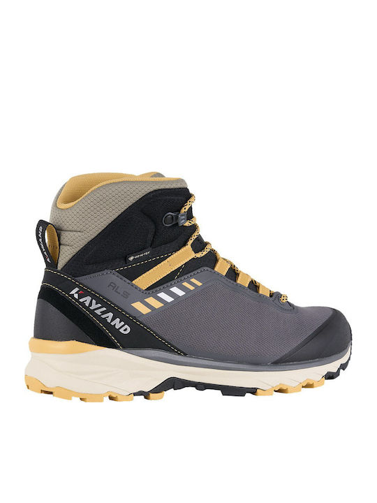 Kayland Women's Hiking Waterproof Boots With Gore-Tex Membrane Gray