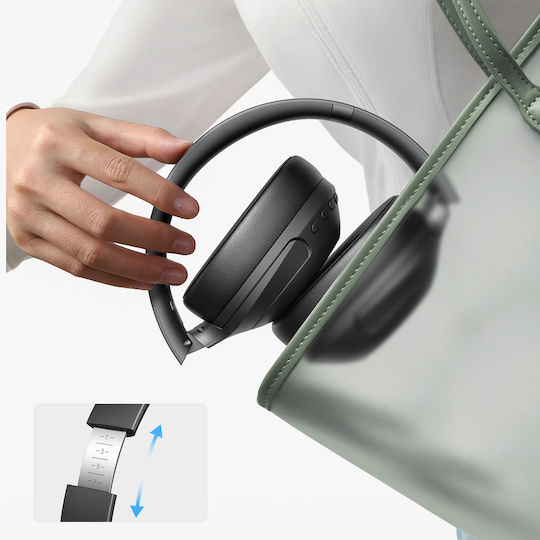 Joyroom J-Head Series Wireless / Wired On Ear Headphones with 100 hours of Operation Black
