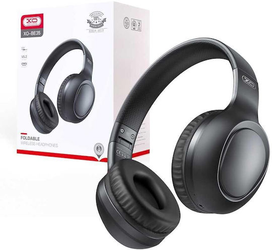 XO BE35 Wireless / Wired On Ear Headphones with 15 hours of Operation Black