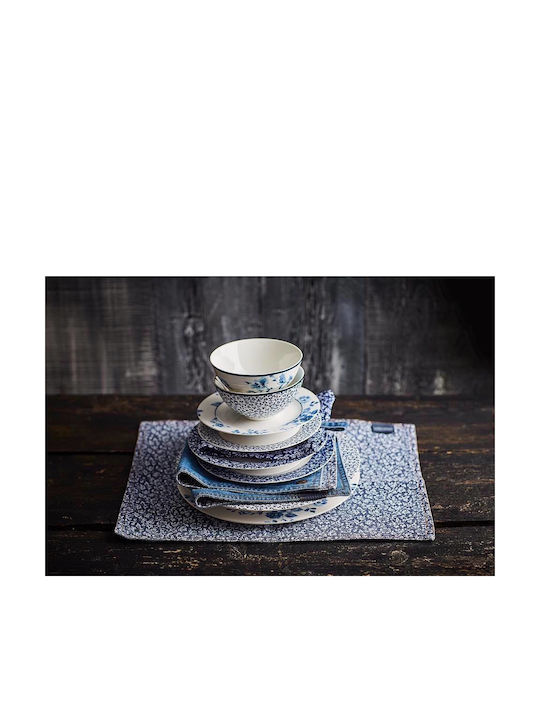 Laura Ashley Candy Stripes Πιάτο Γλυκού από Πορσελάνη Candy Stripe με Διάμετρο 20cm