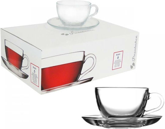 Espiel Basic Cană Cappuccino Sticlă Transparent 238ml