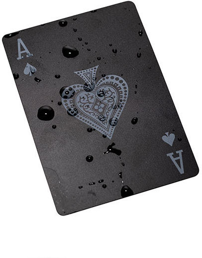Wasserdichte Schwarze Spielkarten 6,5x9cm 3676m Mad Man