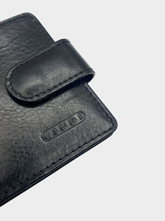 Leder Herren Geldbörse Karten Schwarz