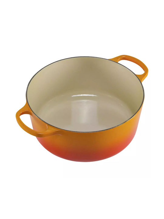 Le Creuset Signature Βαθιά Κατσαρόλα από Μαντέμι 6.7lt / 28cm Volcanic