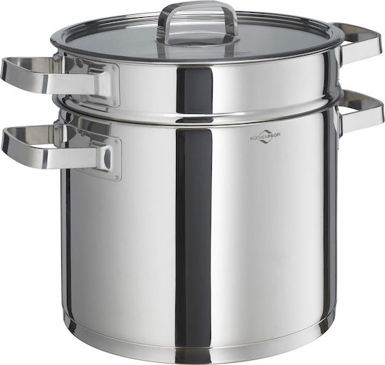 Kuchenprofi San Remo Tiefer Edelstahl-Topf 6Es / 23cm