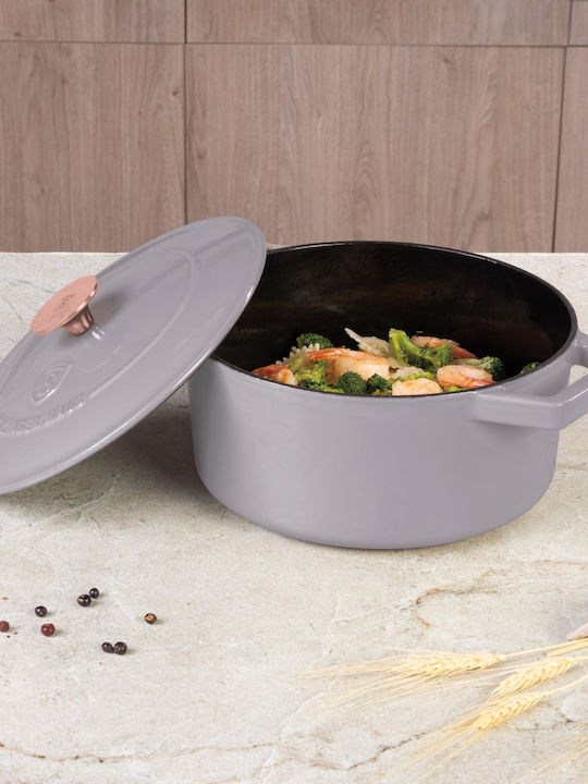 Berlinger Haus Taupe Collection Βαθιά Κατσαρόλα από Μαντέμι 4.35lt / 24cm