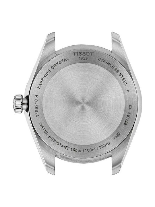 Tissot T-classic Дамски Часовник Кварцов С Сребриста Метална Верижка